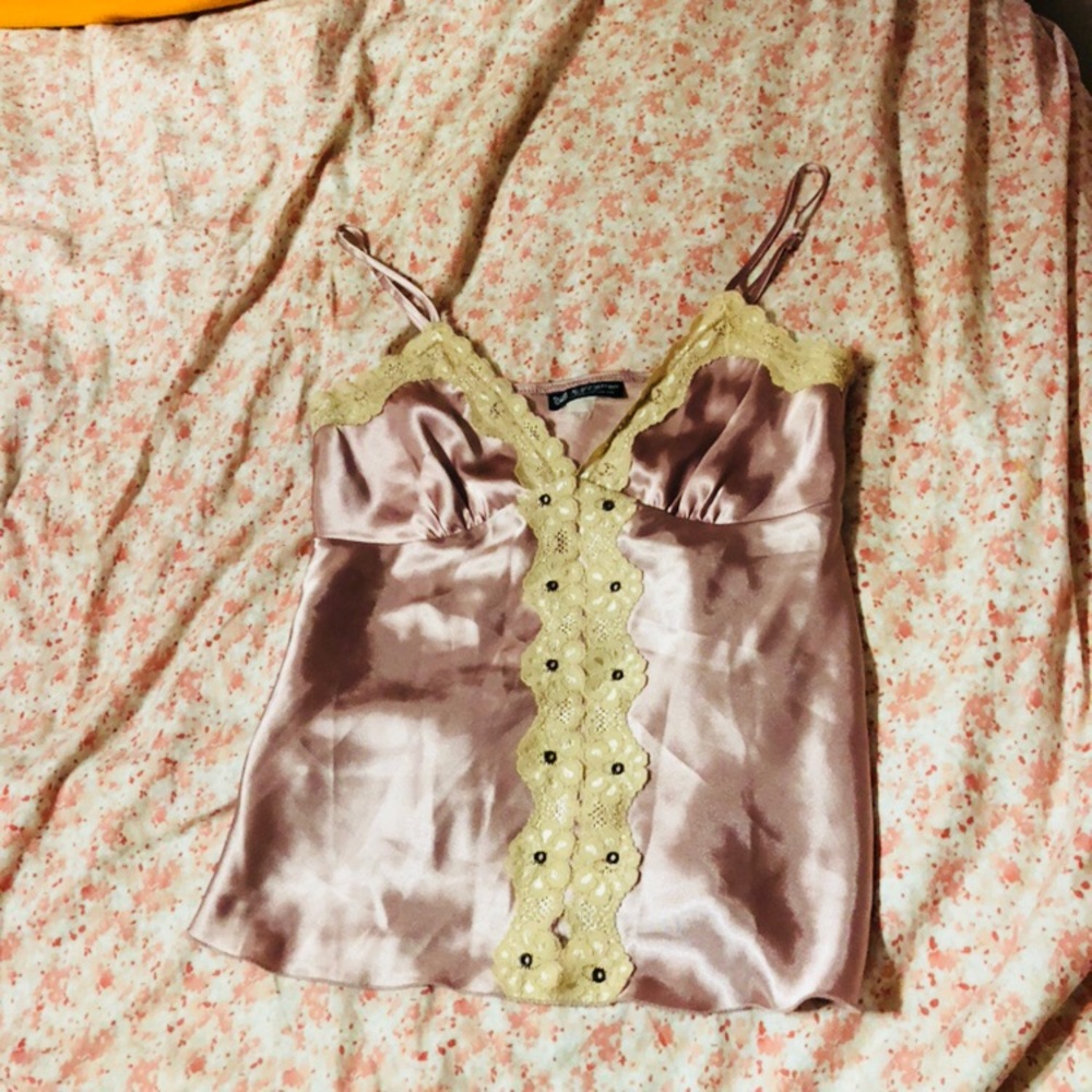 🍬VINTAGE🍬 Silk top - Picture 6 of 6